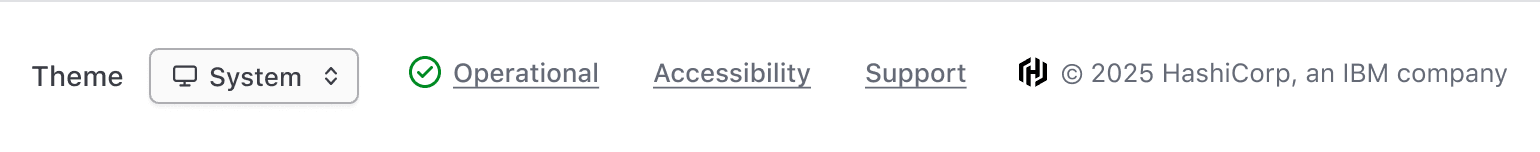 Example of what additional content can go in the App Footer