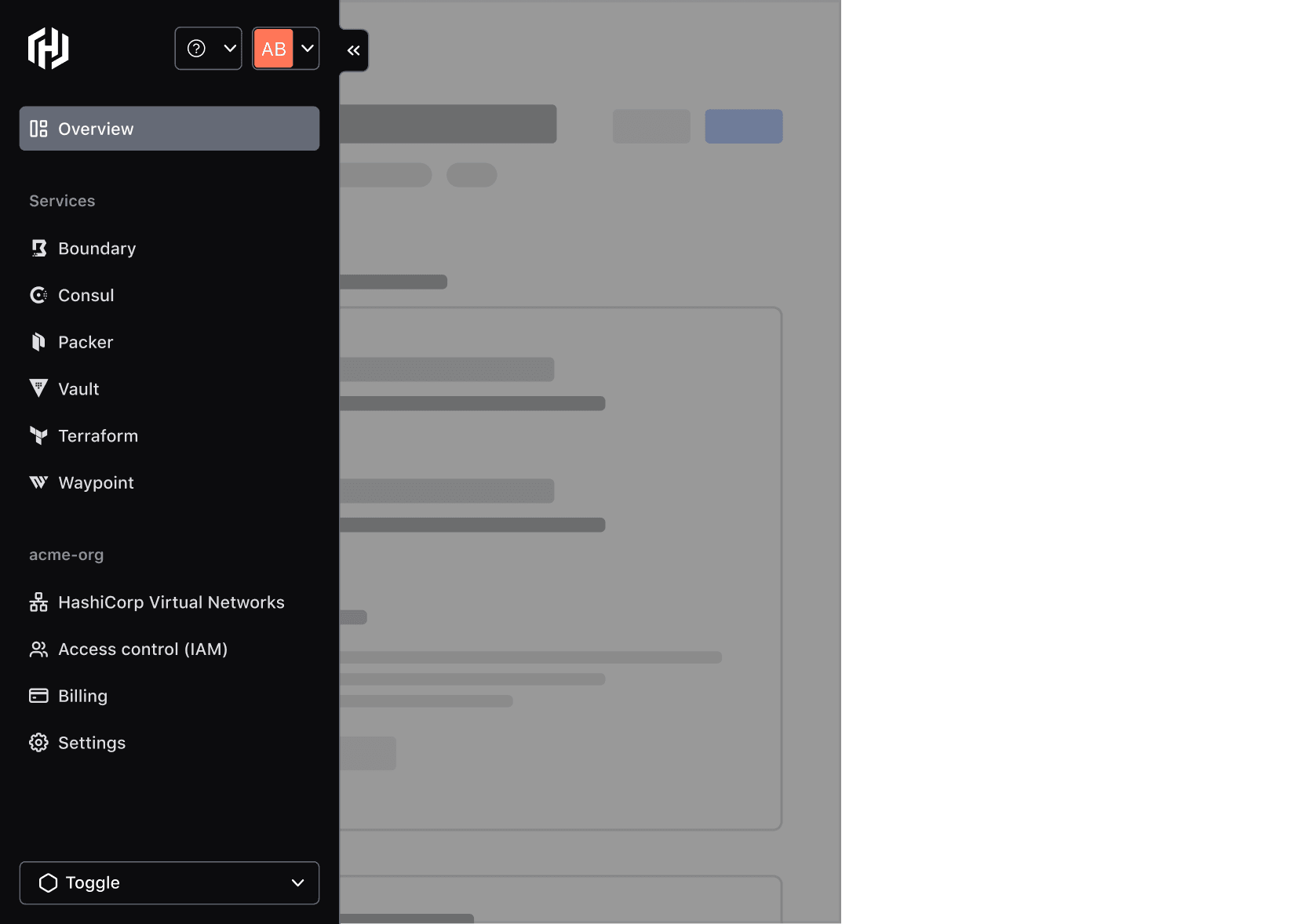 Side Nav overlay on smaller viewports
